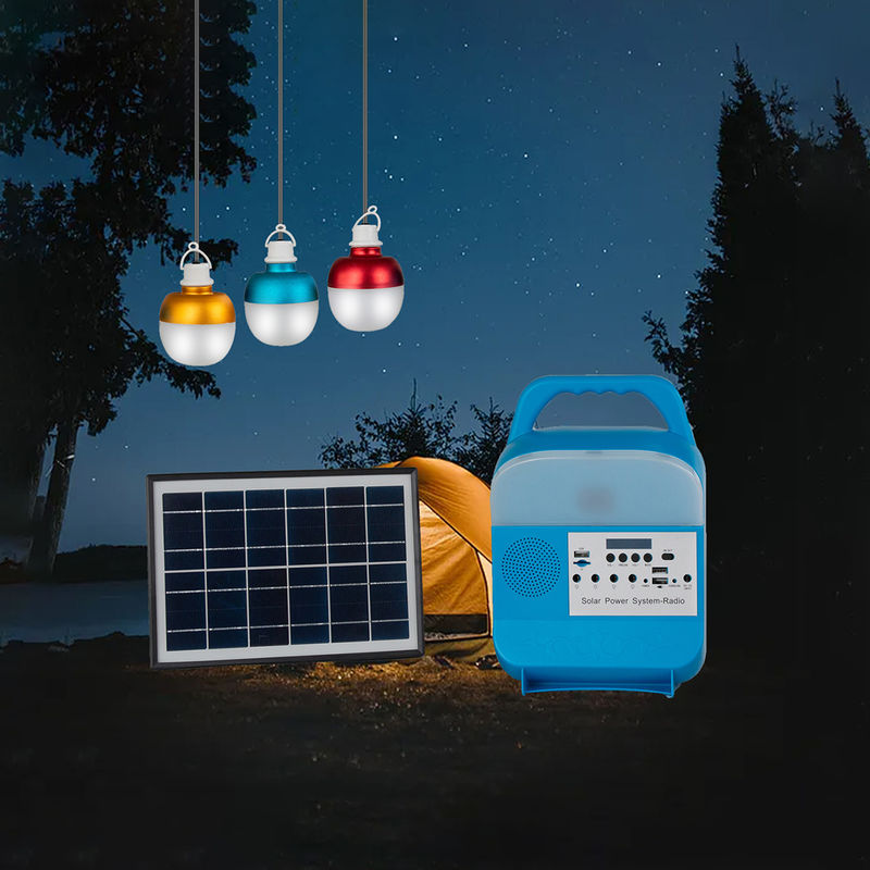 Tragbares wieder aufladbares USB, das angetriebenes Notinnensolarlicht für Solar-LED Notbeleuchtung des Hauptgebrauchs-auflädt