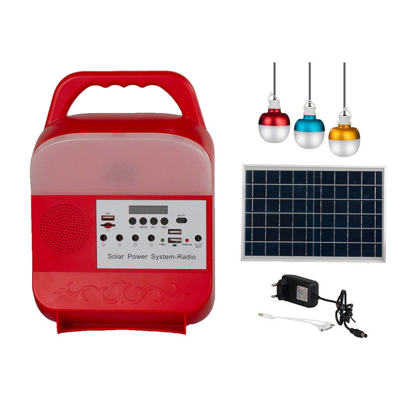 Des Akku-9W LED 3 Sonnenkollektor-Licht Birnen-des Sonnensystem-IP65 für Haus