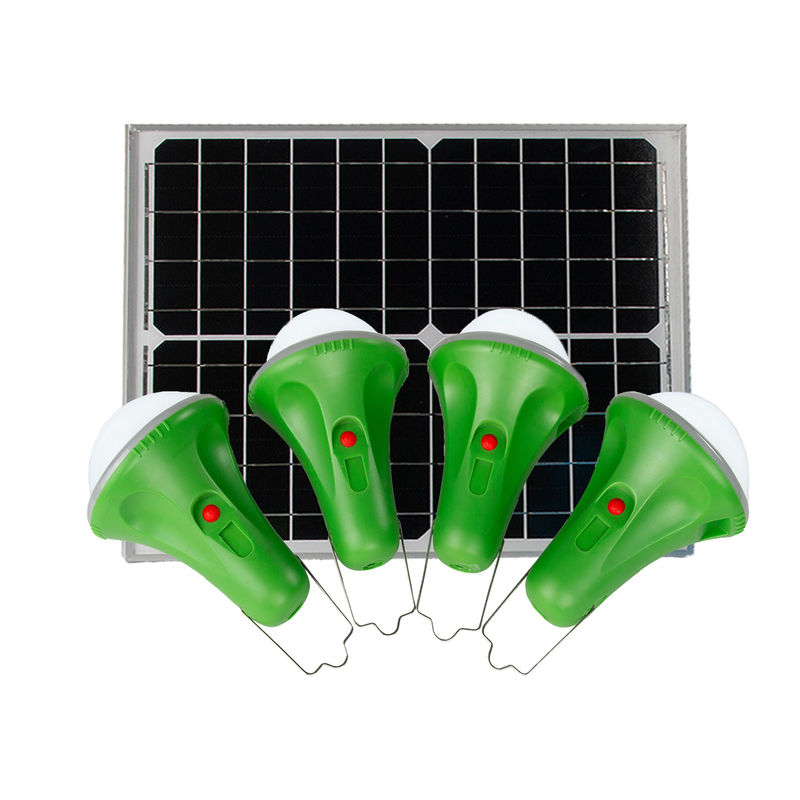 Portable Solar Residential Light 8000mah Batterieleuchte Solar-Panel-Licht 4lampen SRE-99G-4