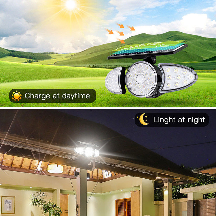 40000H Wand-Bewegungs-Sensor-Licht der Lebensdauer-3.7V 2500mAh Solarder wandleuchte-38PCS LED