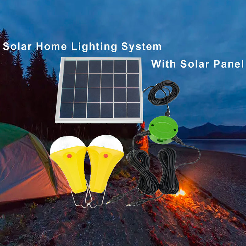 Wieder aufladbares geführtes Birnen-Notlampen-Solarenergie-SolarGremium mit Birnen-Solarlicht-Innenbirnen-Satz
