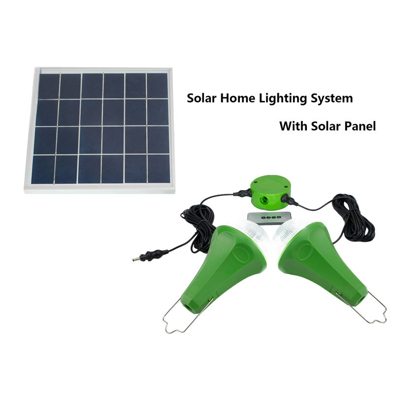 tragbare Solarbirnen 2pcs*3W für kampierendes Hauptbeleuchtungssystem im Freien