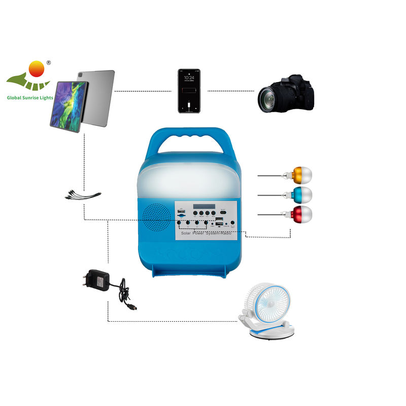 China Solar Home Kit Light Professionelle Herstellung Neues Design Solar Light System Tragbares Solarkraftwerk