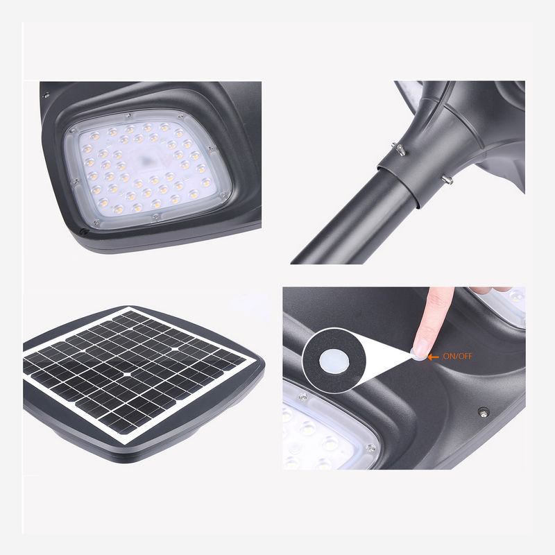 IP65 wasserdichtes straßenlaterne-Energie-Sensor-Garten-Lampe 3500K des Klee-LED Solardc 6V