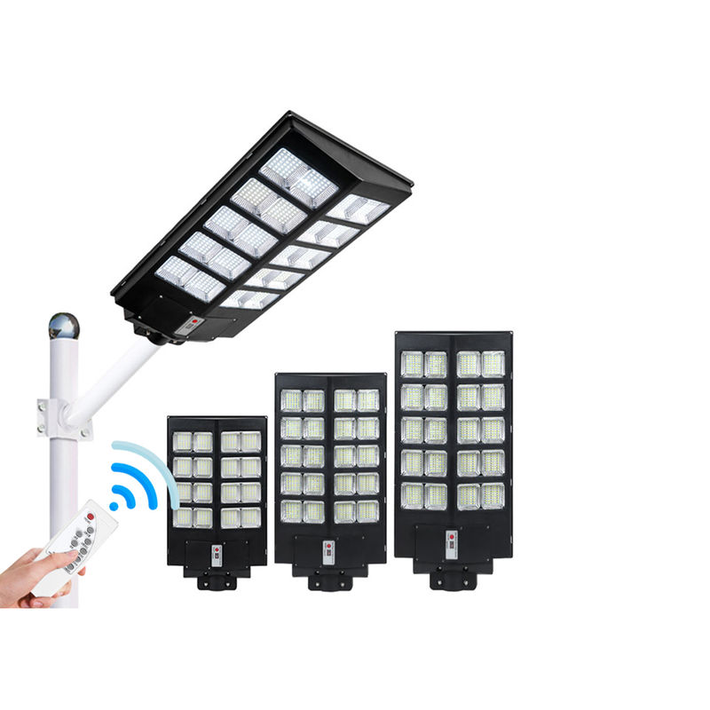Bewegungs-Sensor-Straßenbeleuchtung ABS wasserdichtes IP65 100w 300w integrierte Solarstraßenlaterneim Freien