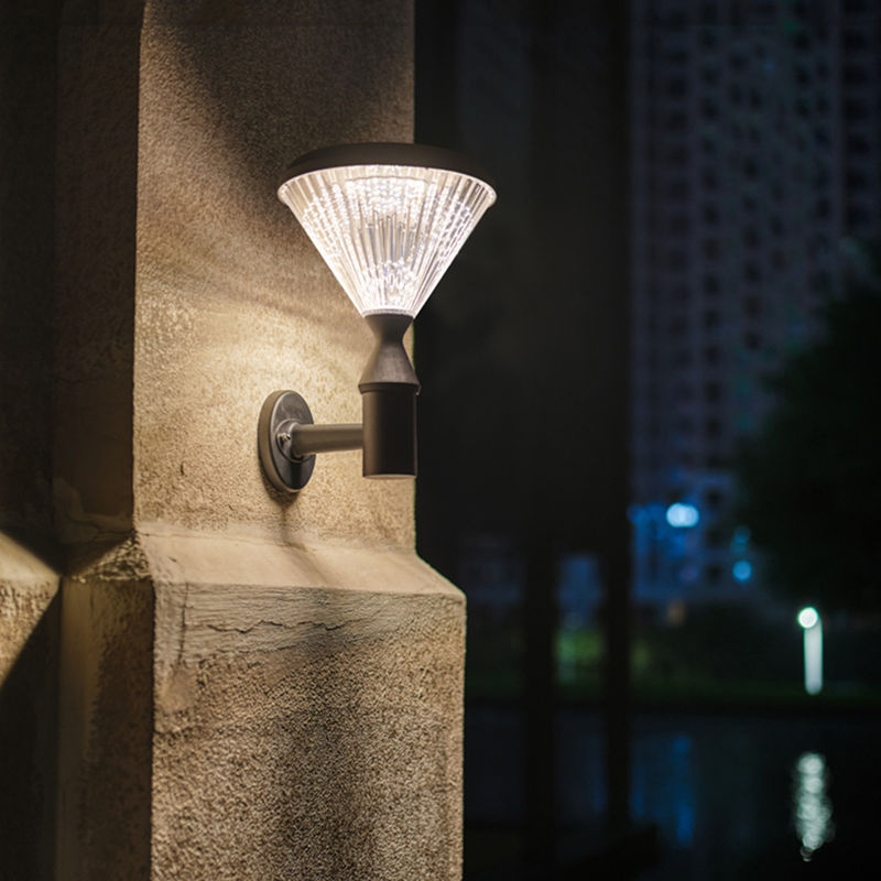 WANDLEUCHTE-drahtlose Sicherheitslampe im Freien SMD2835 DCs 6V Solarhoher Helligkeits-5w