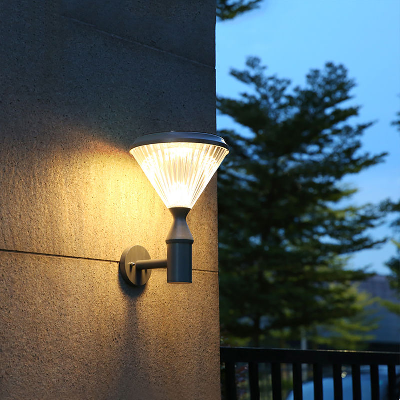 WANDLEUCHTE-drahtlose Sicherheitslampe im Freien SMD2835 DCs 6V Solarhoher Helligkeits-5w
