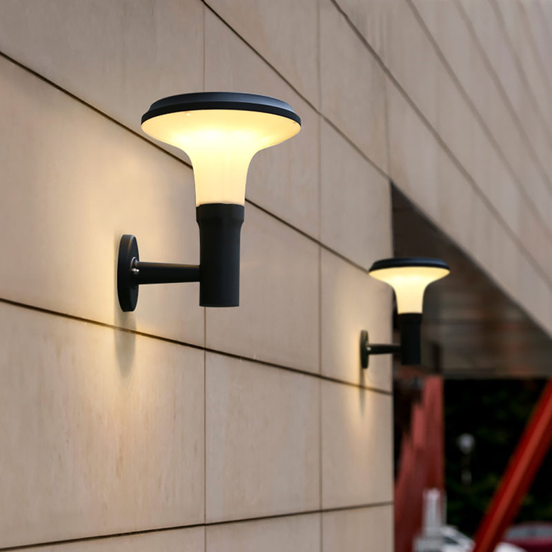 Wasserdichte Veranda-Lampe an der Wand befestigte Aluminium-Außenwand-Lampe Kleine Außenlampe für Garagentor