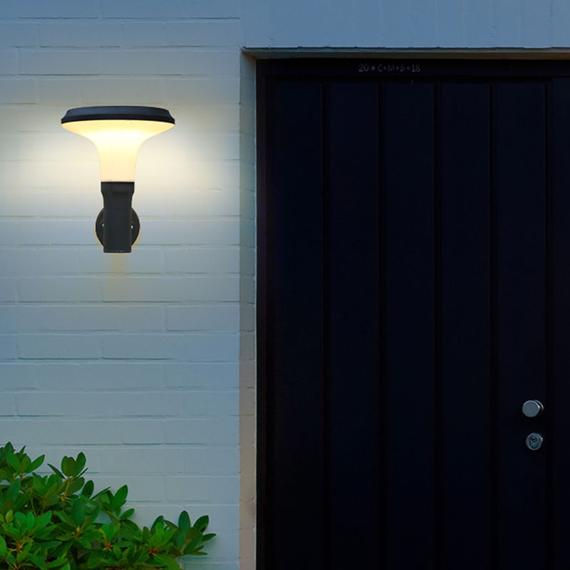 Wasserdichte Veranda-Lampe an der Wand befestigte Aluminium-Außenwand-Lampe Kleine Außenlampe für Garagentor