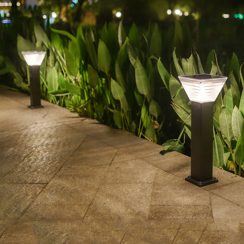 Des Minimalist-7W LED Solarrasen-Beleuchtung garten-Licht-Landschaftsdekorations-des Schiffspoller-LED