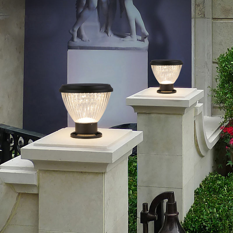 Wasserdichte Solardekoration im Freien alle des Garten-LED in einem Lampen-Säulen-Licht