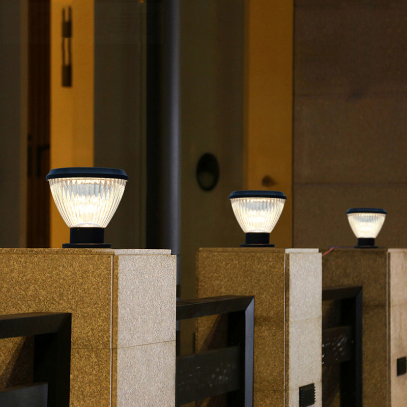 Wasserdichte Solardekoration im Freien alle des Garten-LED in einem Lampen-Säulen-Licht