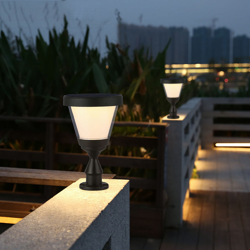 Solarposten-Lichter zaun-Main Gate Pillars 3.2V LED im Freien arbeiten Dekor im Garten
