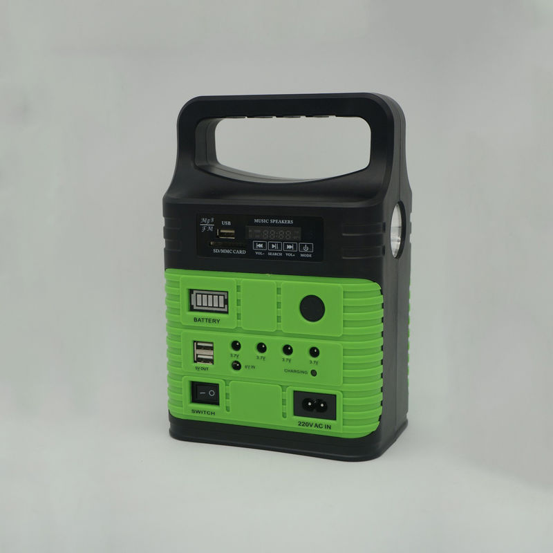 tragbarer Radio MP3 Mini Outdoor Camping der Solarenergie-7500mah des System-Kit With Built In FM