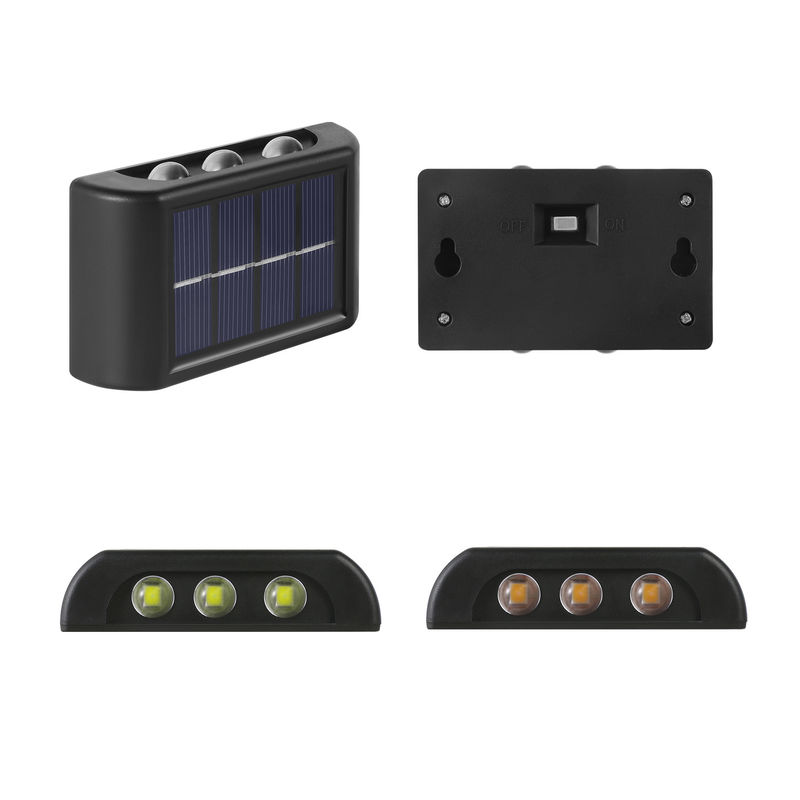 Glühender wasserdichter Solar-LED dekorativer Garten der Atmosphären-Wandleuchte-600mah im Freien