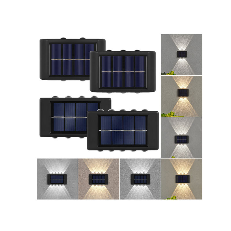 Glühender wasserdichter Solar-LED dekorativer Garten der Atmosphären-Wandleuchte-600mah im Freien