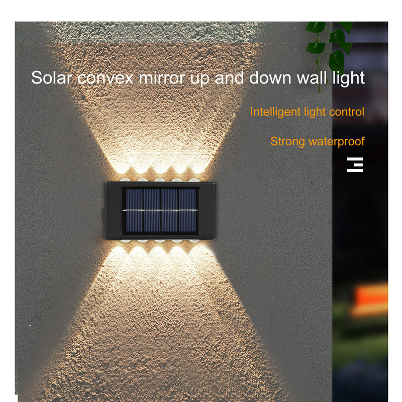 Glühender wasserdichter Solar-LED dekorativer Garten der Atmosphären-Wandleuchte-600mah im Freien