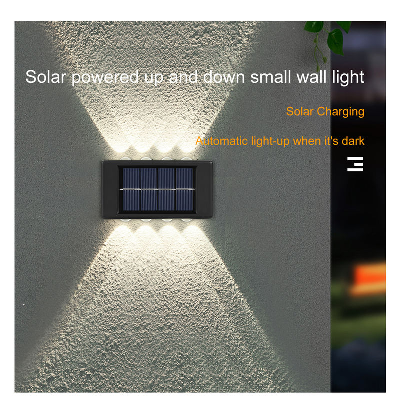 Glühender wasserdichter Solar-LED dekorativer Garten der Atmosphären-Wandleuchte-600mah im Freien