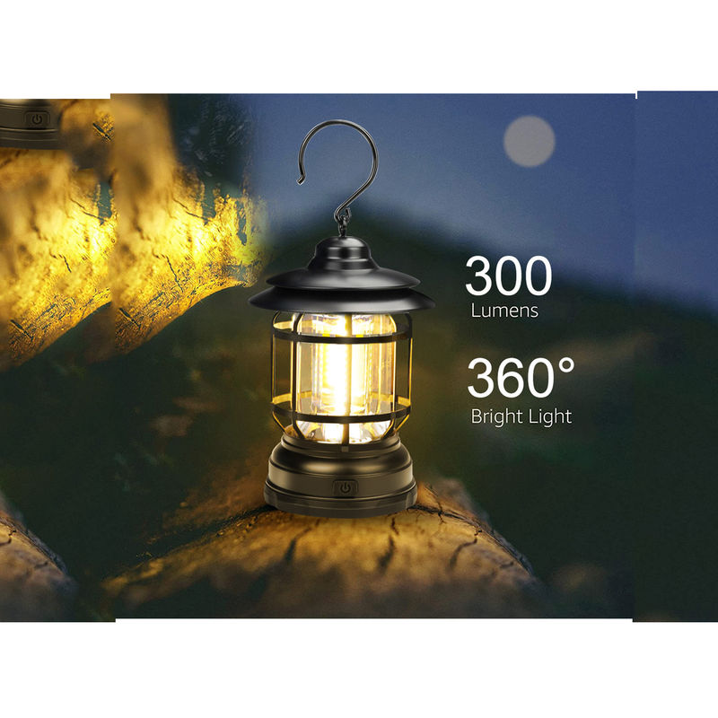 Mini Retro Solar Garden Light-Zelt-Lampen-kompakte Größe geführtes 13*12*20cm im Freien