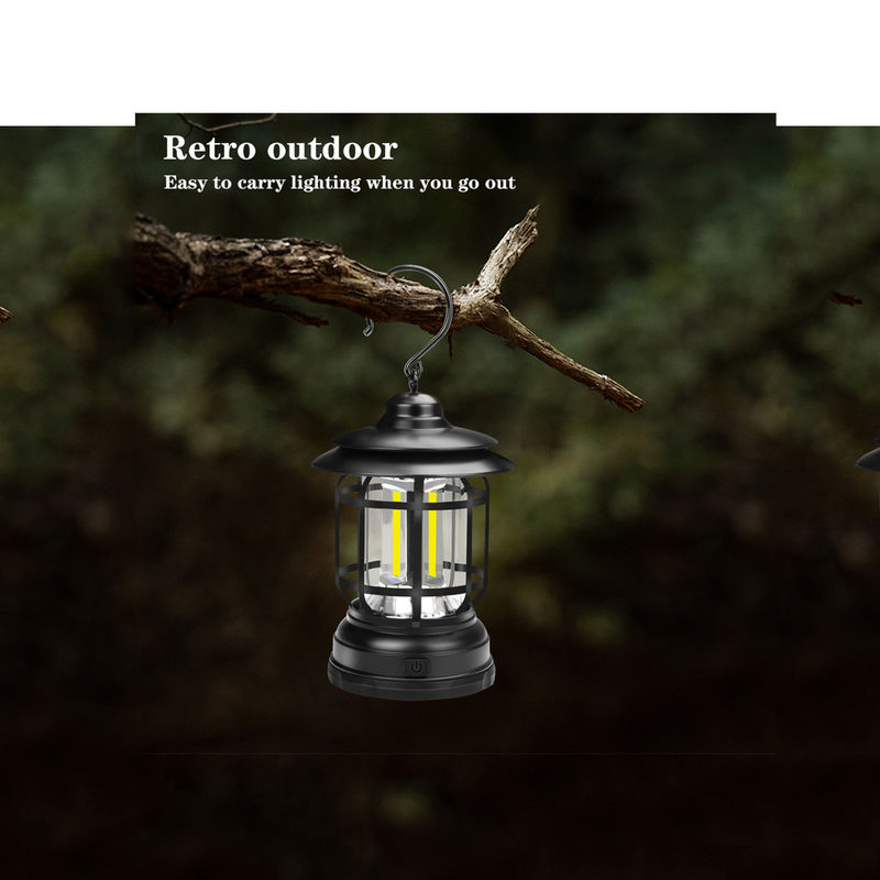 Mini Retro Solar Garden Light-Zelt-Lampen-kompakte Größe geführtes 13*12*20cm im Freien