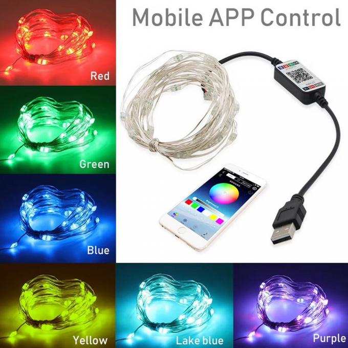 Wasserdichte Lampe neue LED-Kupfer-Lampe USBs im Freien mit Niederspannungs-dekorativem Farblampen-Schnur-Großhandel