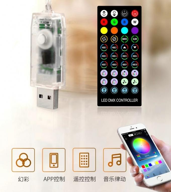 Ketten-Licht-Smart Bluetooth des Weihnachtsbaum-Dekor-LED APP-Steuerung Halloween