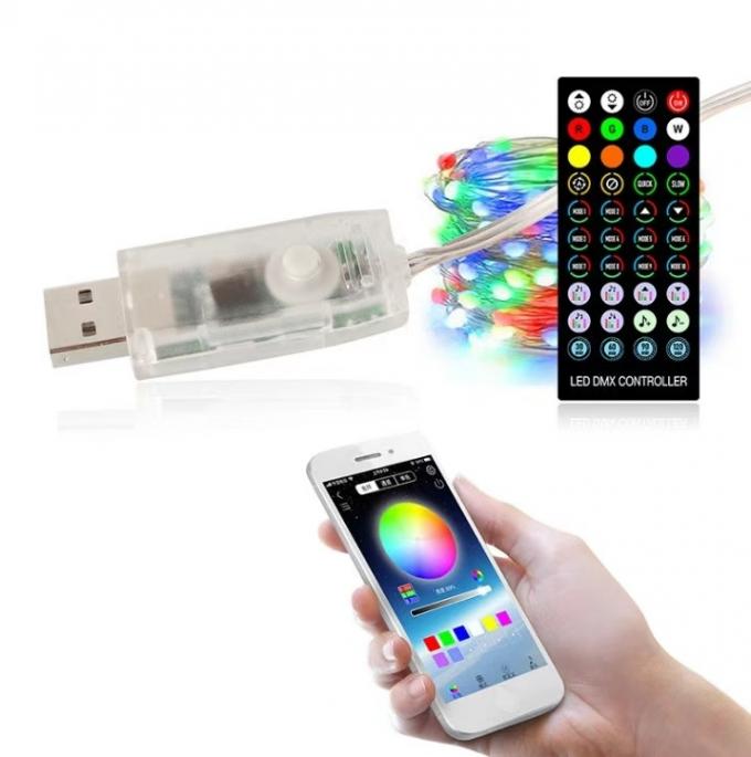Ketten-Licht-Smart Bluetooth des Weihnachtsbaum-Dekor-LED APP-Steuerung Halloween