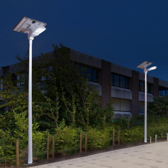 Globale Sonnenaufgang-Lichter, Solarstraßenlaterne-super helle wasserdichte Lichtenergie im Freien integrierten photo-voltaischen Polen LED, der Straßenlaterne beleuchtet