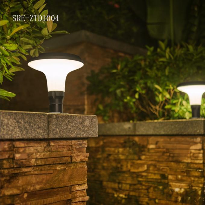 Säulen-Licht-Dekorations-Solarlicht des zeitgenössische Art-wasserdichten langlebigen Gutes im Freien angetriebenes LED