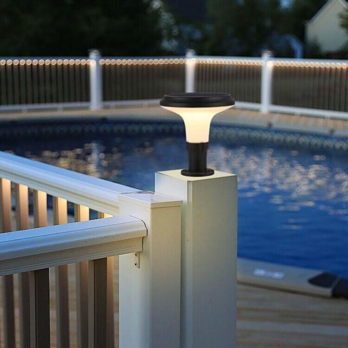 Säulen-Licht-Dekorations-Solarlicht des zeitgenössische Art-wasserdichten langlebigen Gutes im Freien angetriebenes LED