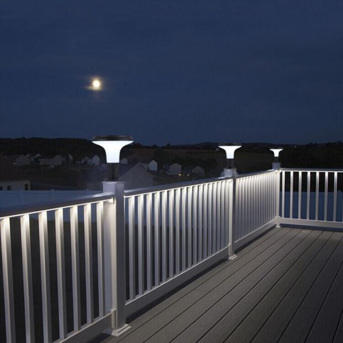 Säulen-Licht-Dekorations-Solarlicht des zeitgenössische Art-wasserdichten langlebigen Gutes im Freien angetriebenes LED