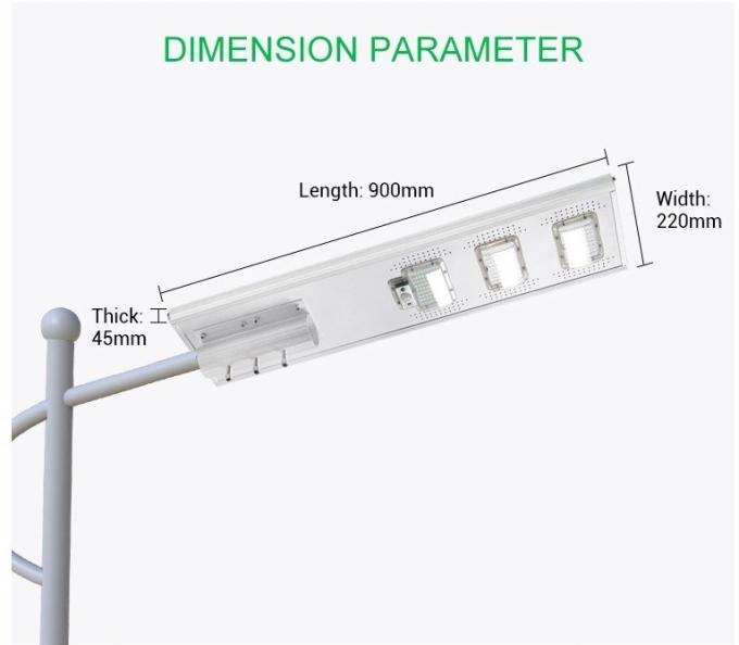Popular Outdoor Alloy Aluminum 150 Watt Solar LED Street Lamp