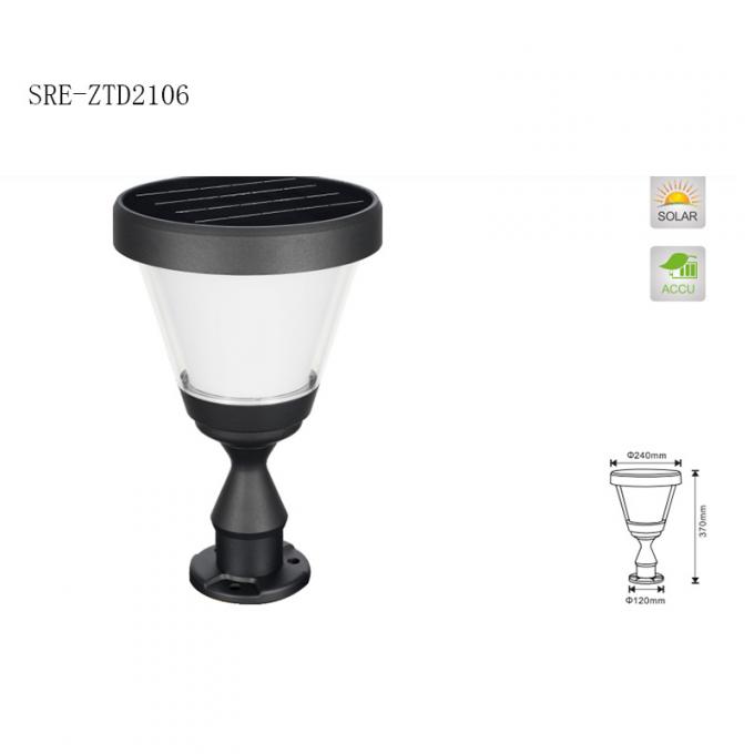 Säulen-Lampe Solarder garten-Licht-wasserdichte Säulen-Licht-Dekorations-LED Soalr