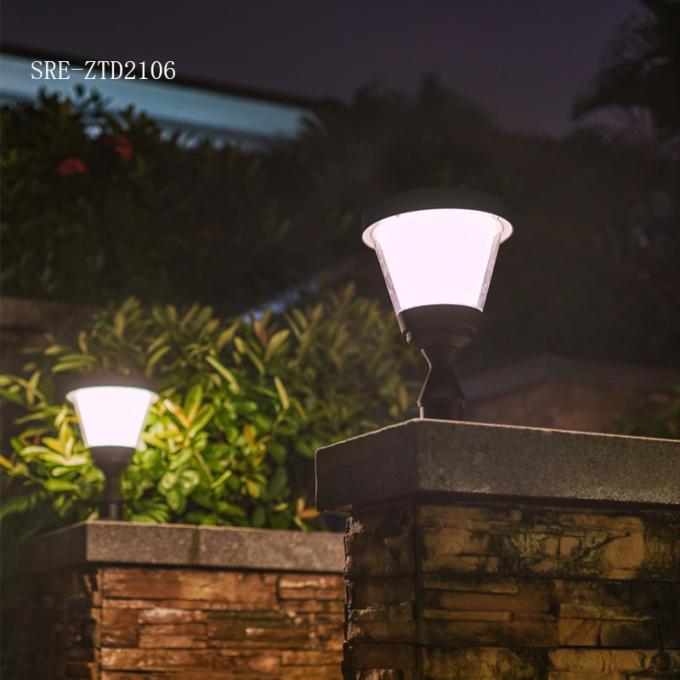 Säulen-Lampe Solarder garten-Licht-wasserdichte Säulen-Licht-Dekorations-LED Soalr