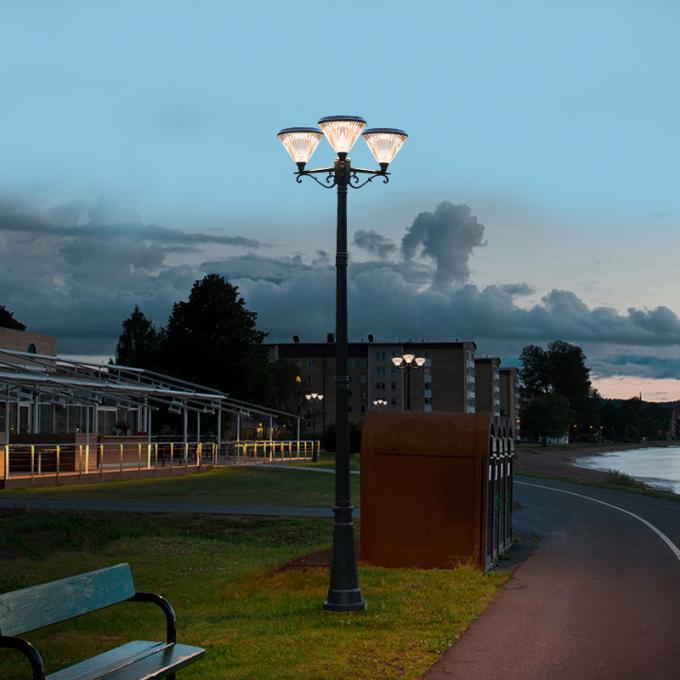 Posten der hohen Qualität LED Pole arbeiten Lampen-Solarsäulen-Rasen-Licht im Garten