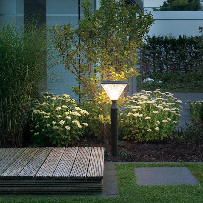 Posten der hohen Qualität LED Pole arbeiten Lampen-Solarsäulen-Rasen-Licht im Garten
