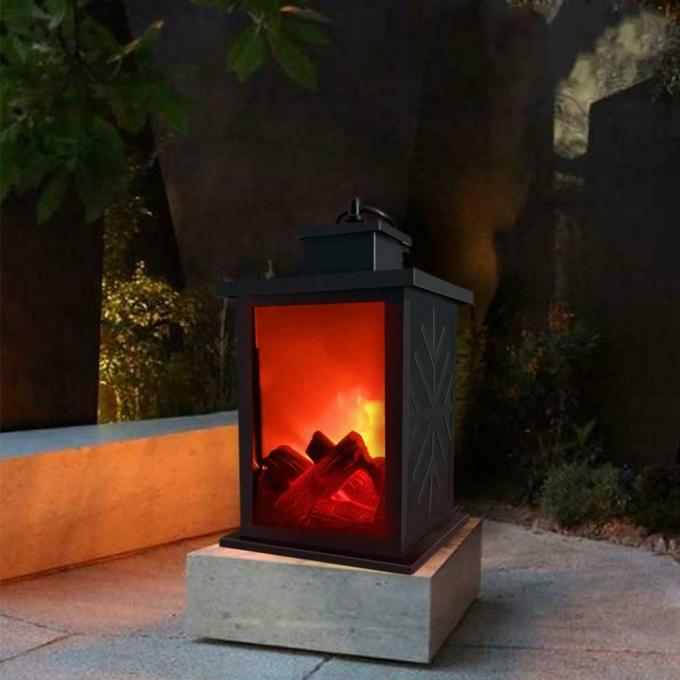 Batterie-Hof-Raum-Dekorations-Licht des LED-Flammen-Laternen-Lampen simuliertes Kamin-AA