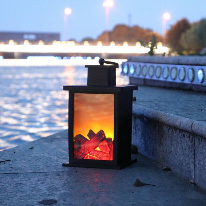 Batterie-Hof-Raum-Dekorations-Licht des LED-Flammen-Laternen-Lampen simuliertes Kamin-AA