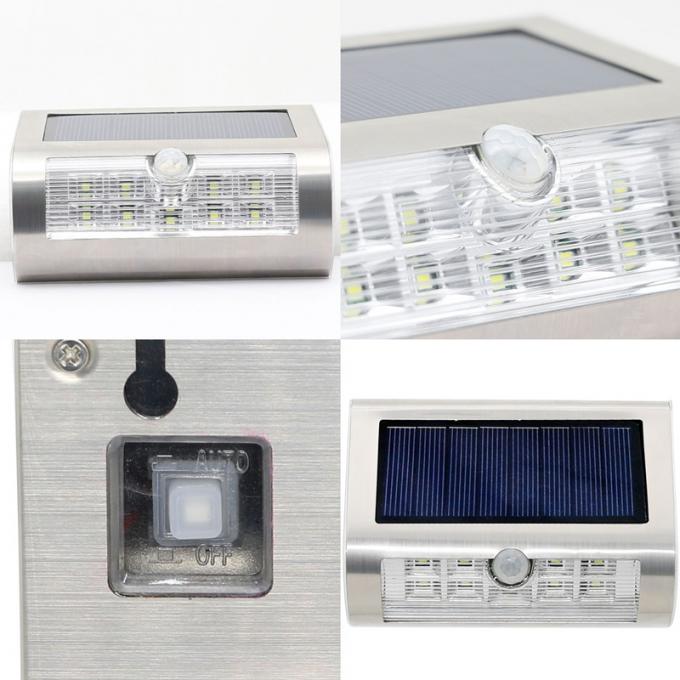 Solarbewegungs-Sensor-an der Wand befestigte Solarlichter im Freien im Garten