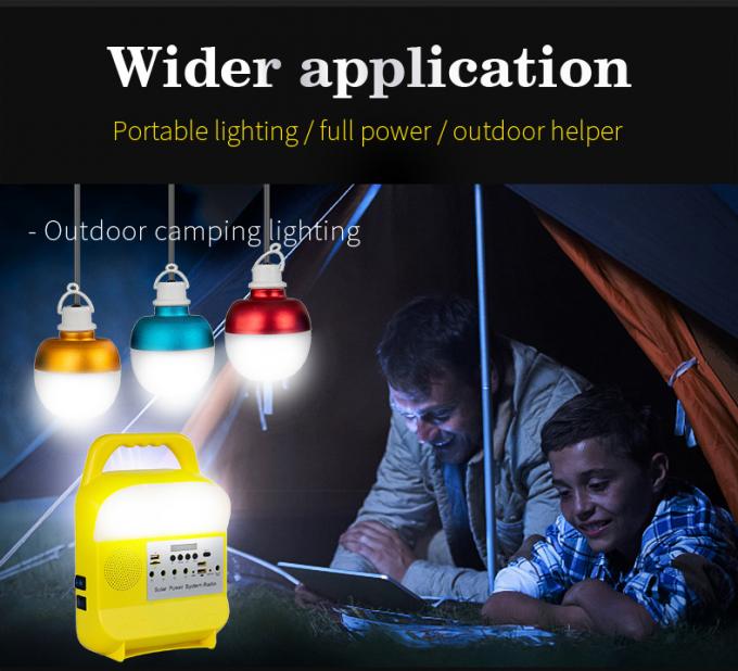 Tragbarer Solarenergie-Kraftwerkspark-kleine Handlampe, benutzt für das Kampieren, Haus, Auto