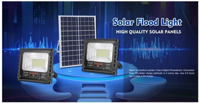 Aluminiumlegierungs-austauschbares hohes helles Solar-LED Flut-Licht der hohen Qualität 300W der Solarflut-Licht-Batterie-