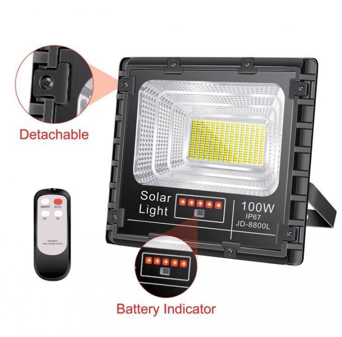 Aluminiumlegierungs-austauschbares hohes helles Solar-LED Flut-Licht der hohen Qualität 300W der Solarflut-Licht-Batterie-
