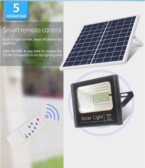Solarlicht des Garten-LED 25W 60W 100W Jd-8840