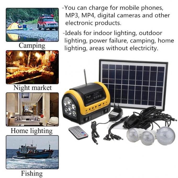 Neue tragbare Solarlampe mit Solarlampe mit 3 LED mit beweglichem Solarlicht der Gebühr5w 6V
