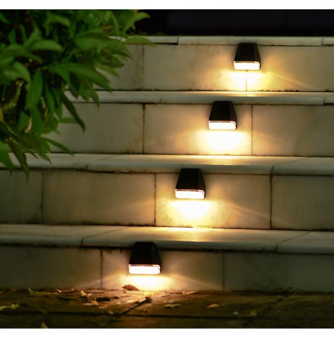Angetriebener Zaun-Wall Lights Garden-Lampen-Schritt-Weg Decking-2LED Solarsolarzaun im Freien Light