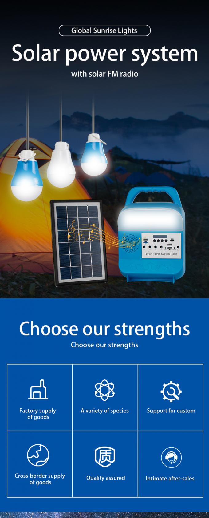 Vielzwecksolarauto Solar-LED-lichttechnischer Ausrüstung, das Gebirgssolarhaushalts-Beleuchtung beleuchtet