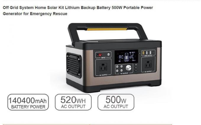 Neuer tragbarer Inverter des Solarenergie-System-Kit Charging Station Solar Power