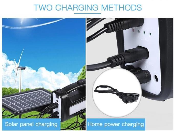 Solartragbares beleuchtet Solarvielzweckbeleuchtung mit Solarlampen USBs im Freien