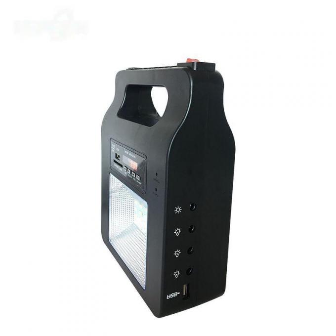 Neue tragbare Sonnenkollektoren, die Generator Power System Home Outdoor Lighting mit Blub Gift Portable Power Generation aufladen 4