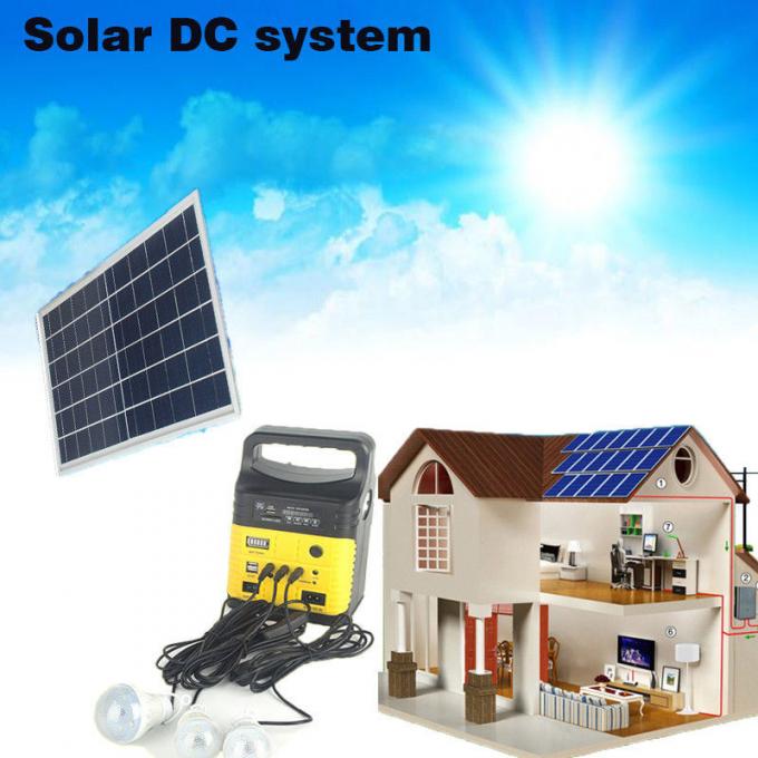 Solar-FM-Radio-Solarausrüstung weg Solarhauptdem licht Kit Global Sunrise Lights von des Gitter-Sonnensystem-10W 8